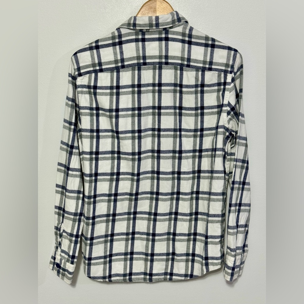 American Eagle Men's M Button Shirt Long Sleeve Plaid Multicolor Flannel Plaid - Picture 2 of 4